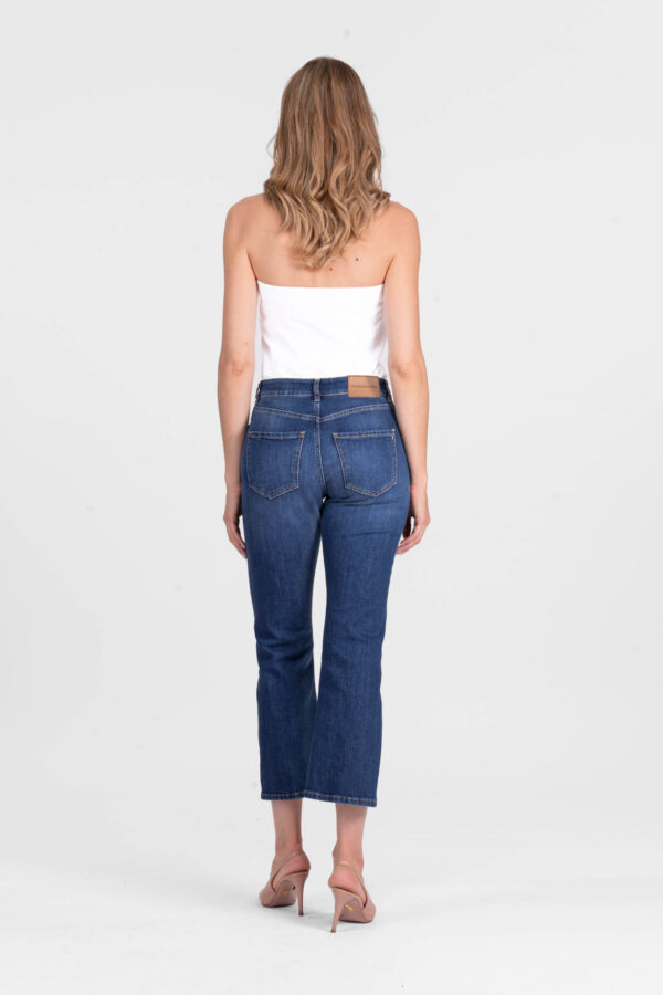 Sartoria Tramarossa JEANS MONICA FLARE CUT FLARE IN DENIM BLU MEDIO Negozio
