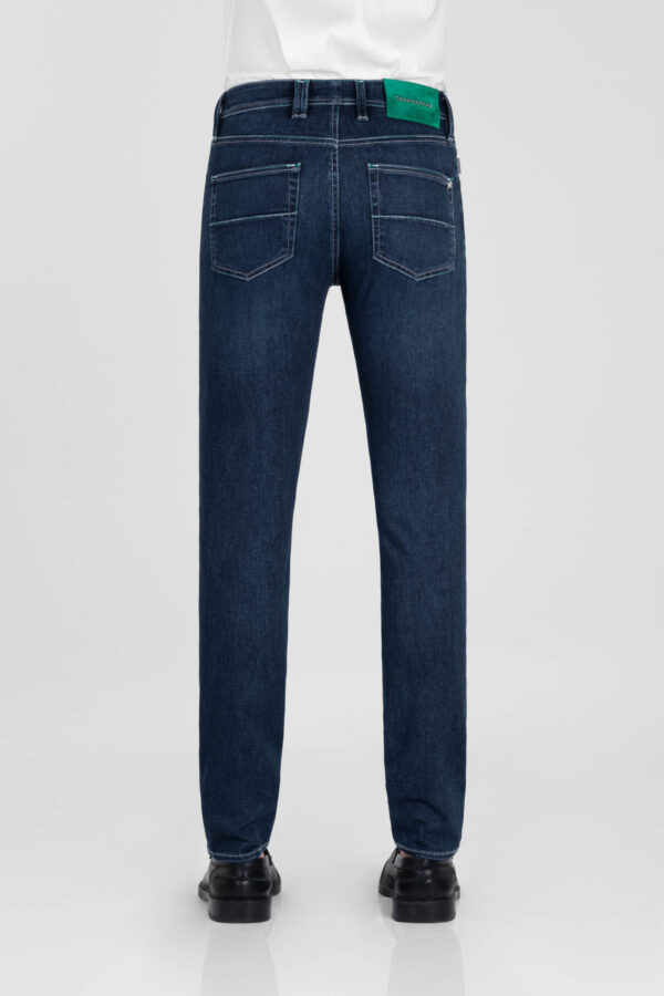 Sartoria Tramarossa JEANS MICHELANGELO ZIP SS SLIM IN DENIM STRETCH BLU SCURO Promozione Limitata