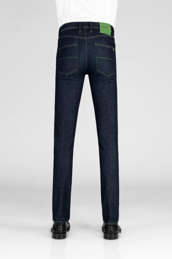 Sartoria Tramarossa JEANS LEONARDO BUTTONS REGULAR IN DENIM BLU SCURO Shopping Online