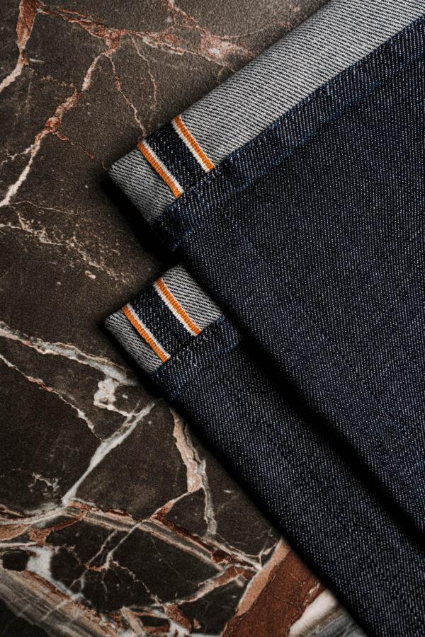 Sartoria Tramarossa JEANS LEONARDO ZIP REGULAR IN DENIM LIZARD MADREPERLA BLU SCURO Sconto