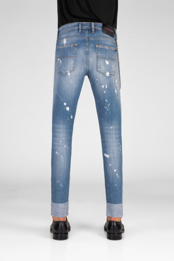Sartoria Tramarossa JEANS 1980 SLIM IN DENIM STRETCH BLU MEDIO Offerta
