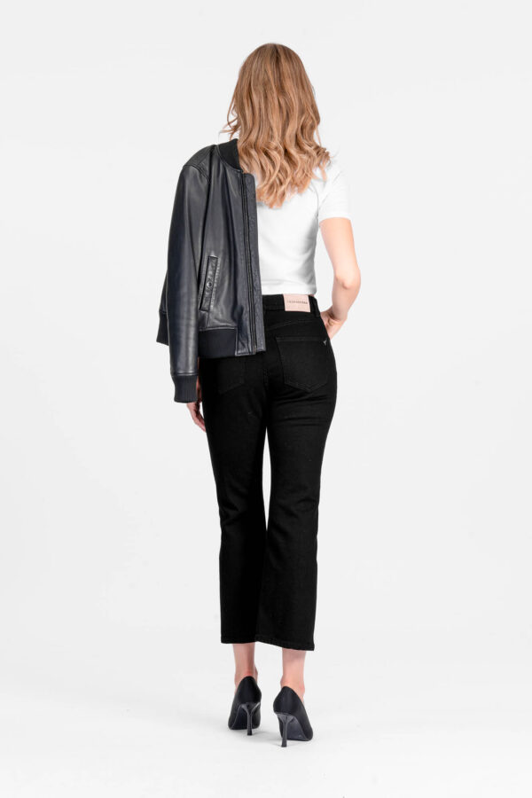 Sartoria Tramarossa JEANS MONICA FLARE CUT FLARE IN DENIM NERO Economico