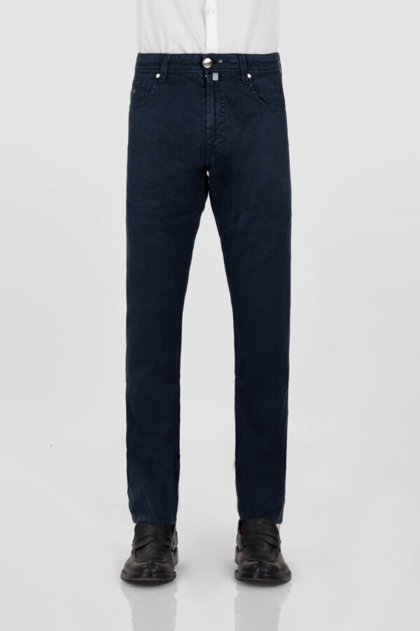 Sartoria Tramarossa JEANS MICHELANGELO REGULAR IN DENIM LINO BLU SCURO Outlet