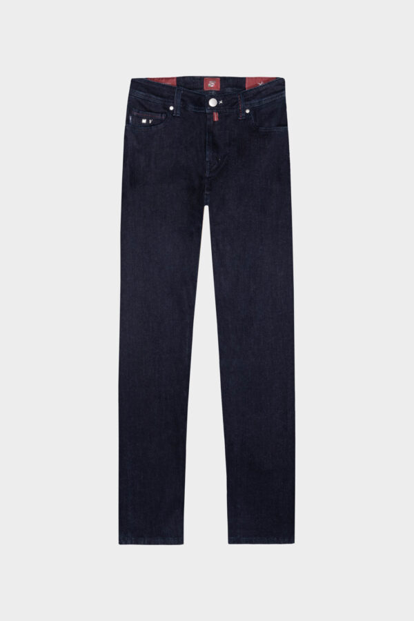 Sartoria Tramarossa JEANS MICHELANGELO ZIP SS REGULAR IN DENIM STRETCH BLU SCURO Qualità
