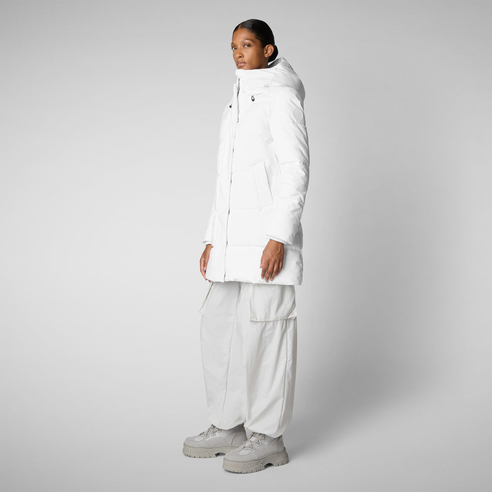 Save the duck PARKA DONNA CON CAPPUCCIO BETHANY WHITE Online