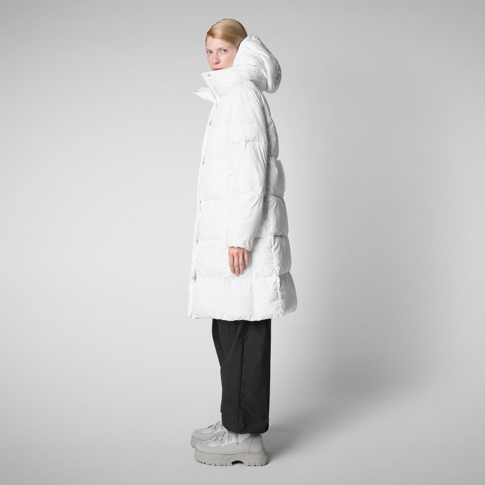Save the duck PIUMINO ANIMAL FREE DONNA SIBYL WHITE Saldi Di Fabbrica