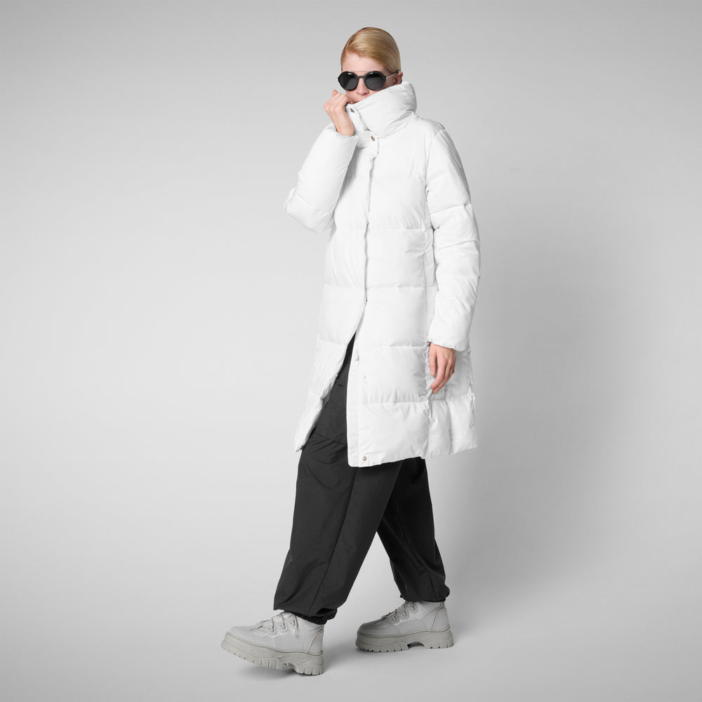 Save the duck PIUMINO ANIMAL FREE DONNA SIBYL WHITE Saldi Di Fabbrica