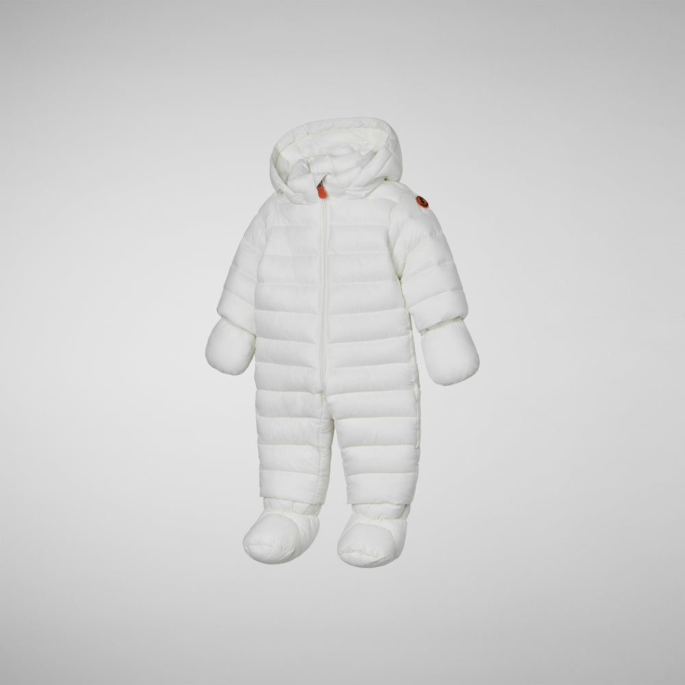 Save the duck TUTINA NEONATO STORM IN OFF WHITE In Saldo