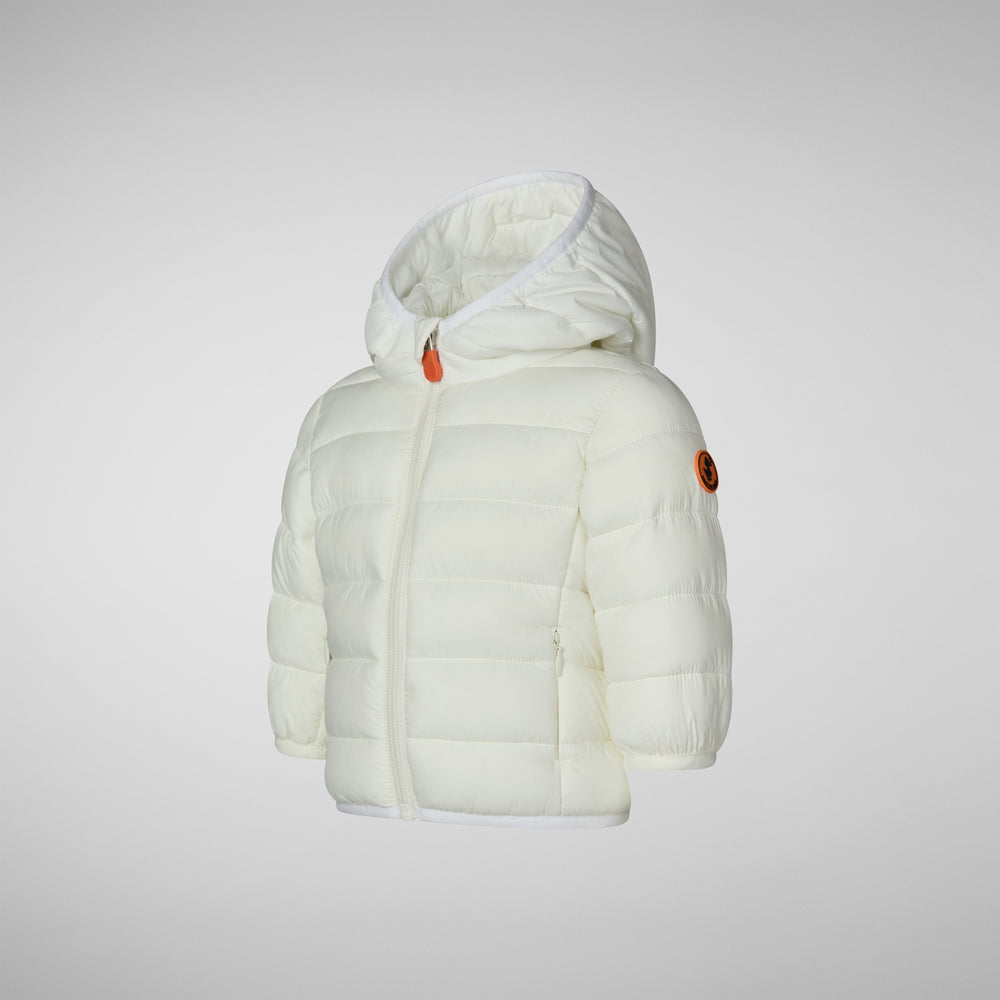 Save the duck PIUMINO ANIMAL FREE UNISEX WALLY BIANCO Italy