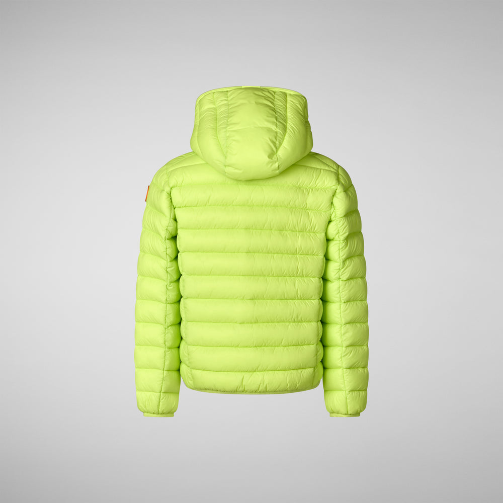 Save the duck PIUMINO ANIMAL FREE BAMBINO DONY VERDE LIME Qualità Garantita