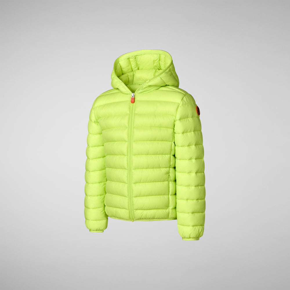 Save the duck PIUMINO ANIMAL FREE BAMBINO DONY VERDE LIME Qualità Garantita