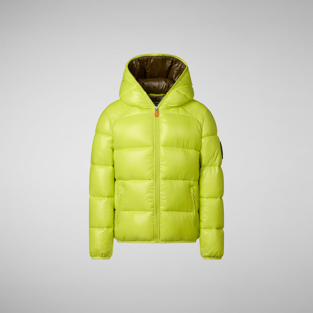 Save the duck PIUMINO ANIMAL FREE BAMBINO ARTIE VERDE LIME