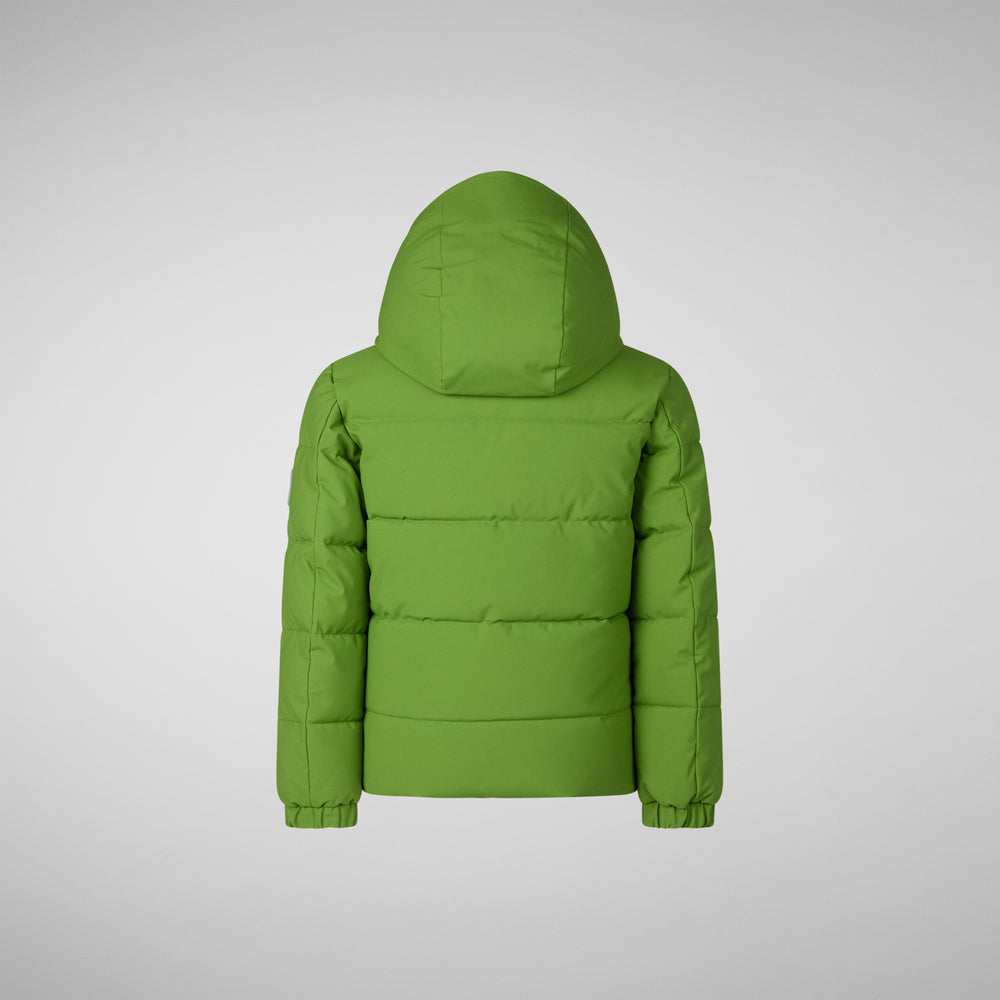 Save the duck PARKA CON CAPPUCCIO BAMBINO KLAUS VERDE ERBA Shopping Online