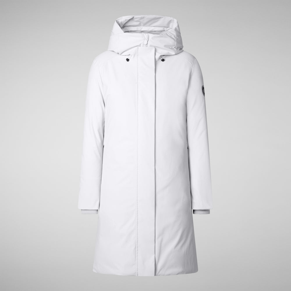 Save the duck PARKA DONNA CON CAPPUCCIO SIENNA GRIGIO NEBBIA Prezzo Ridotto