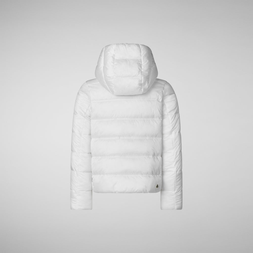 Save the duck PIUMINO ANIMAL FREE BAMBINA BIBI WHITE Saldi