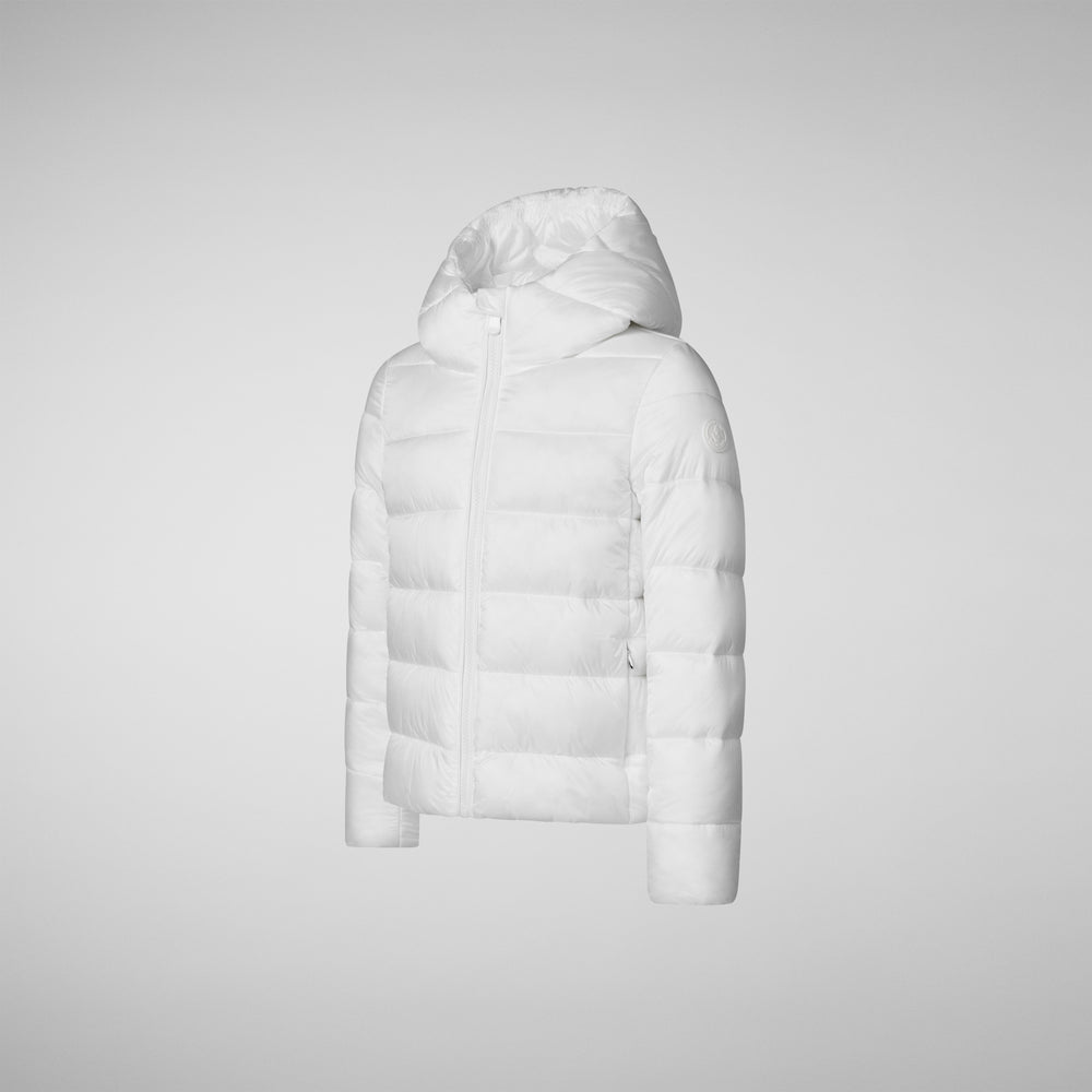 Save the duck PIUMINO ANIMAL FREE BAMBINA BIBI WHITE Saldi
