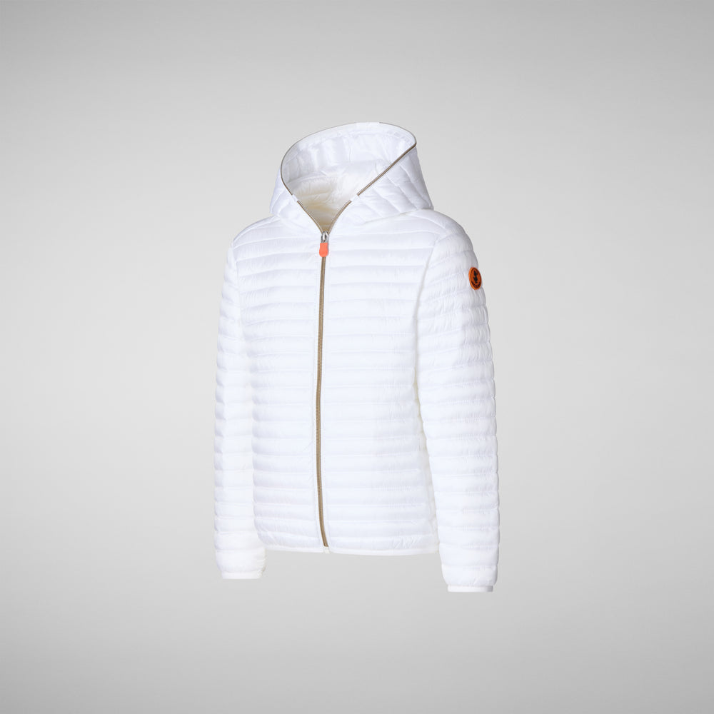 Save the duck PIUMINO ANIMAL FREE CON CAPPUCCIO BAMBINA ROSY bianco Hotsell