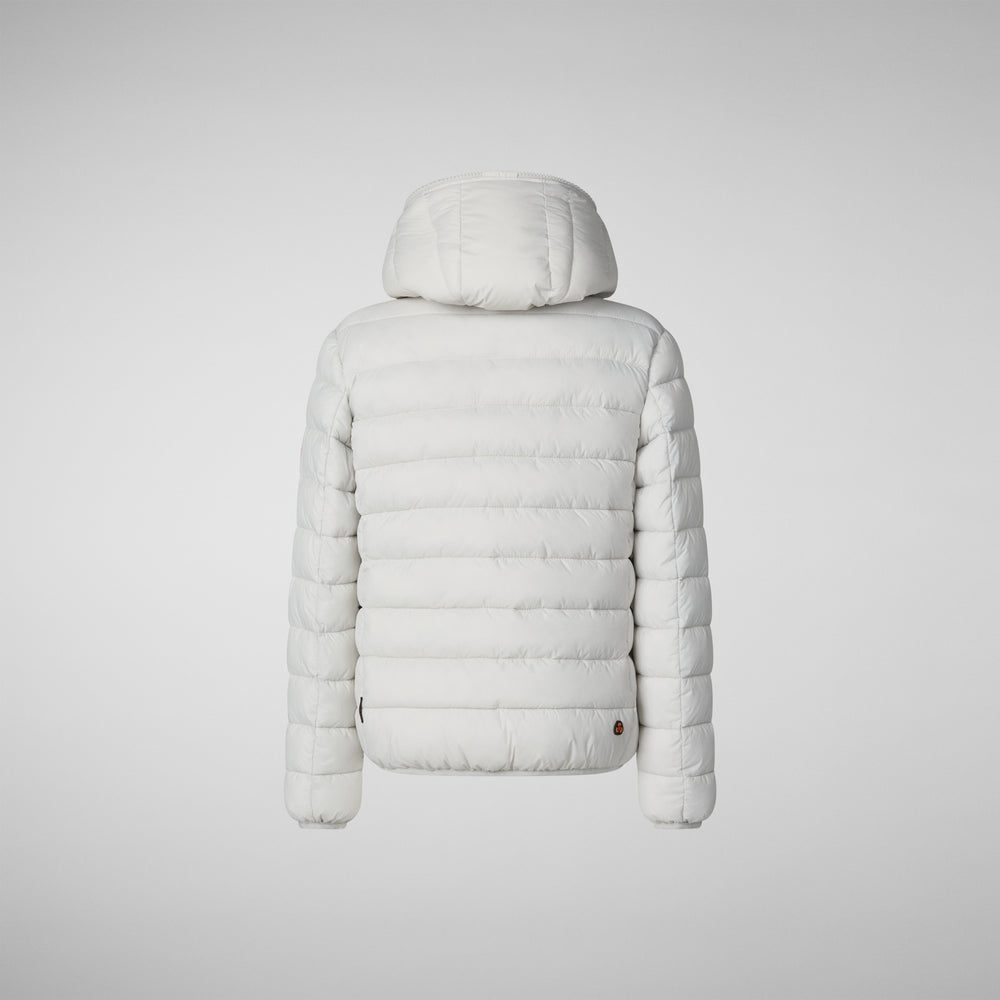 Save the duck PIUMINO ANIMAL FREE BAMBINA LECI GRIGIO NEBBIA Nuova