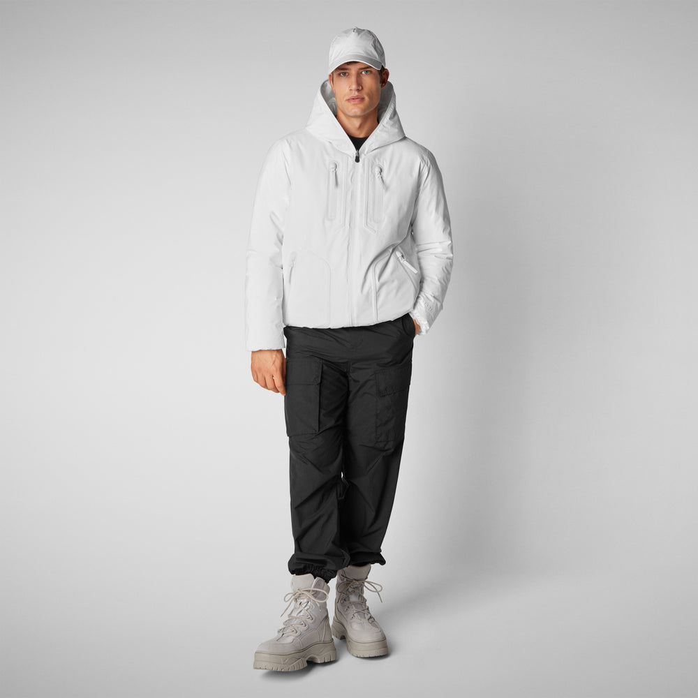 Save the duck PARKA UOMO BENEDICT IN WHITE Novità
