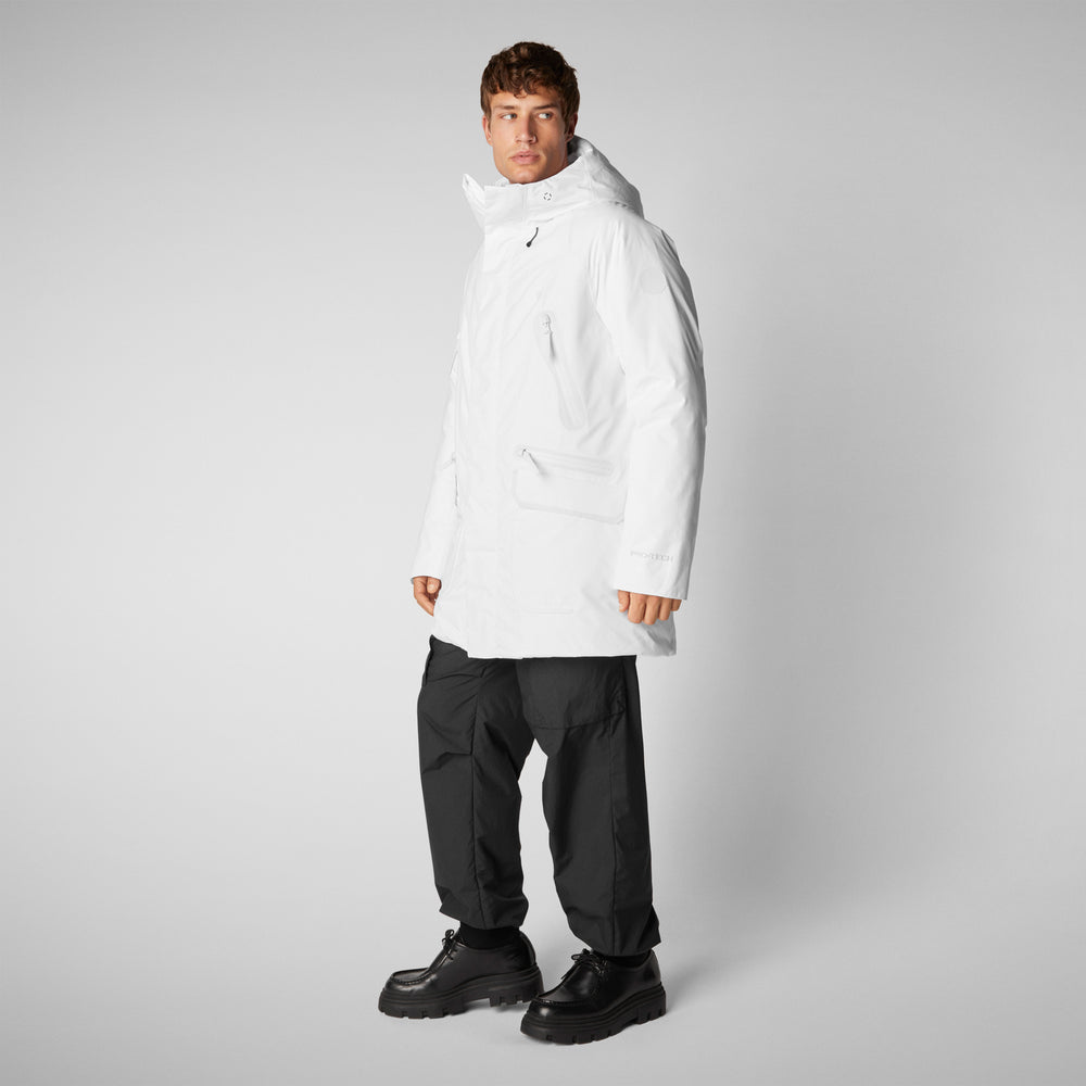 Save the duck PARKA UOMO HARVEY IN WHITE Italia