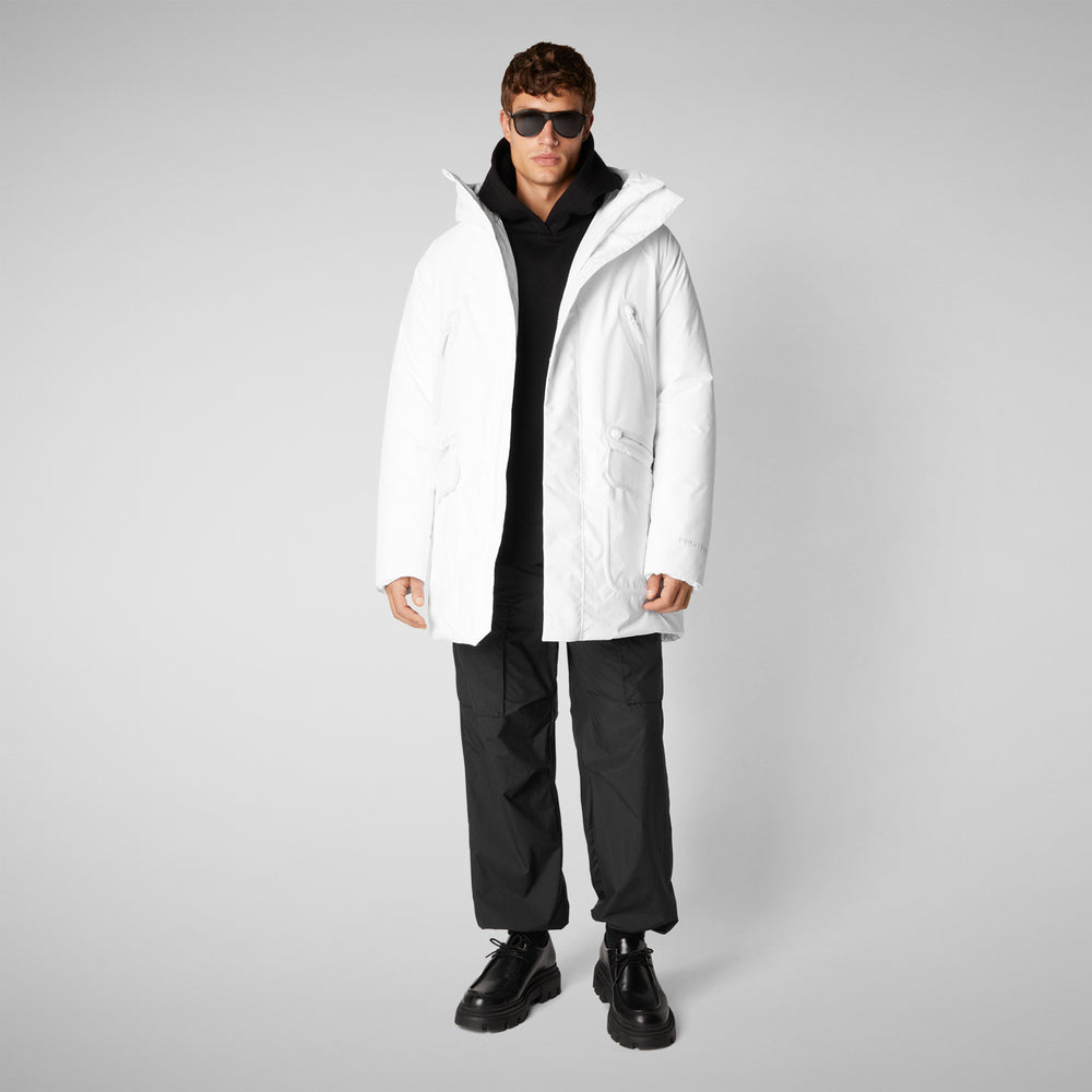Save the duck PARKA UOMO HARVEY IN WHITE Italia