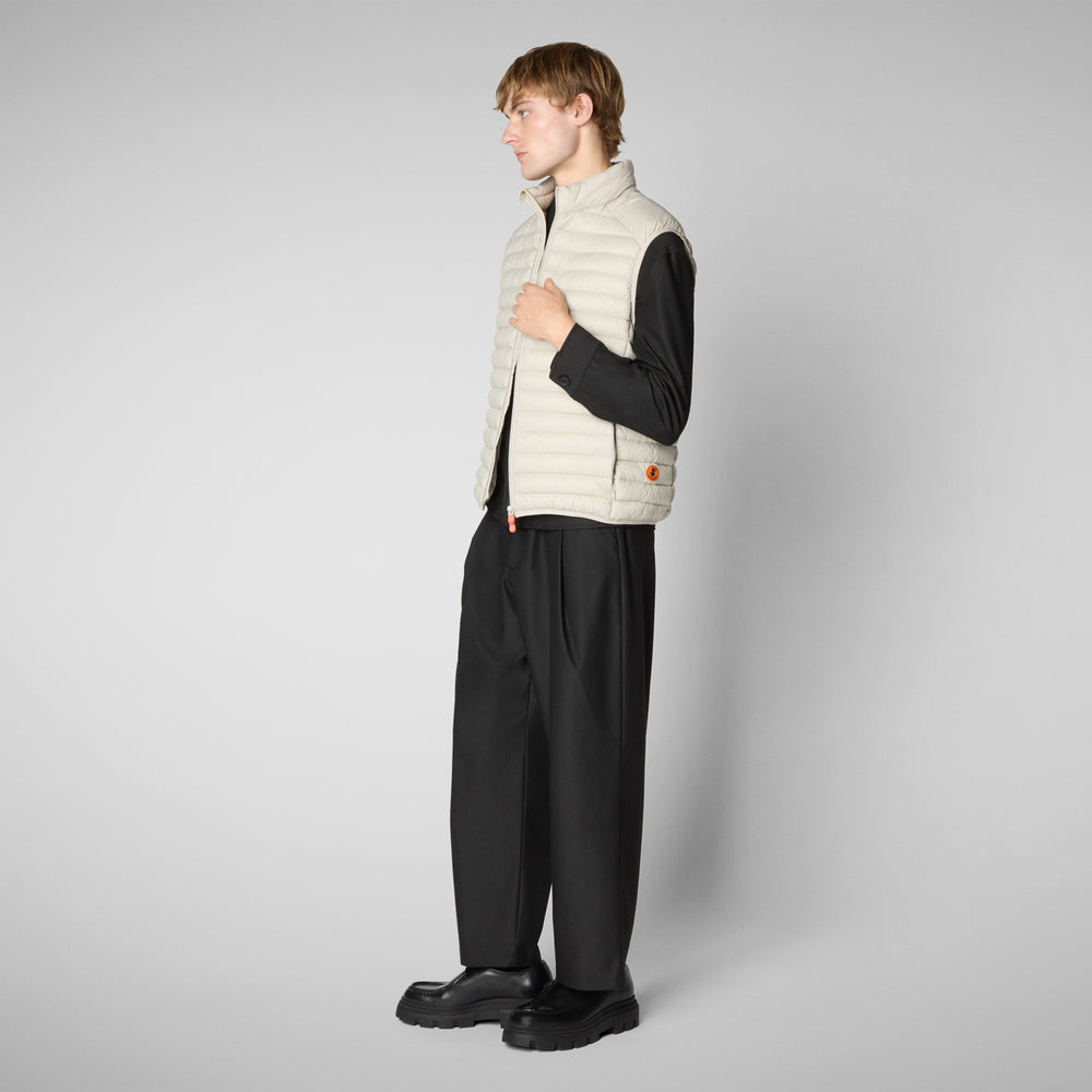 Save the duck Gilet imbottito uomo Adam Beige chiaro 2025