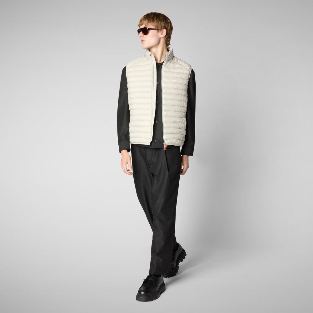 Save the duck Gilet imbottito uomo Adam Beige chiaro 2025