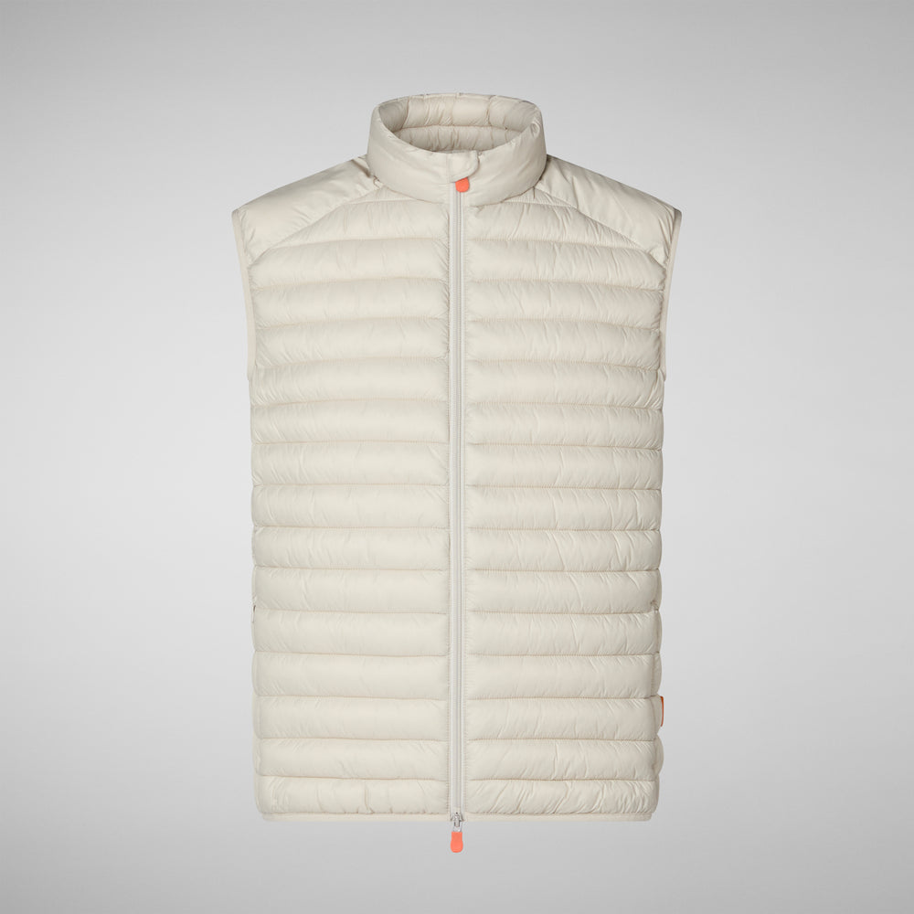 Save the duck Gilet imbottito uomo Adam Beige chiaro 2025