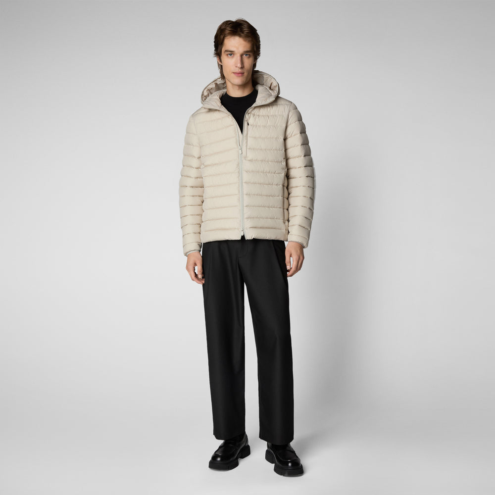Save the duck PIUMINO UOMO JUNCUS RAINY BEIGE