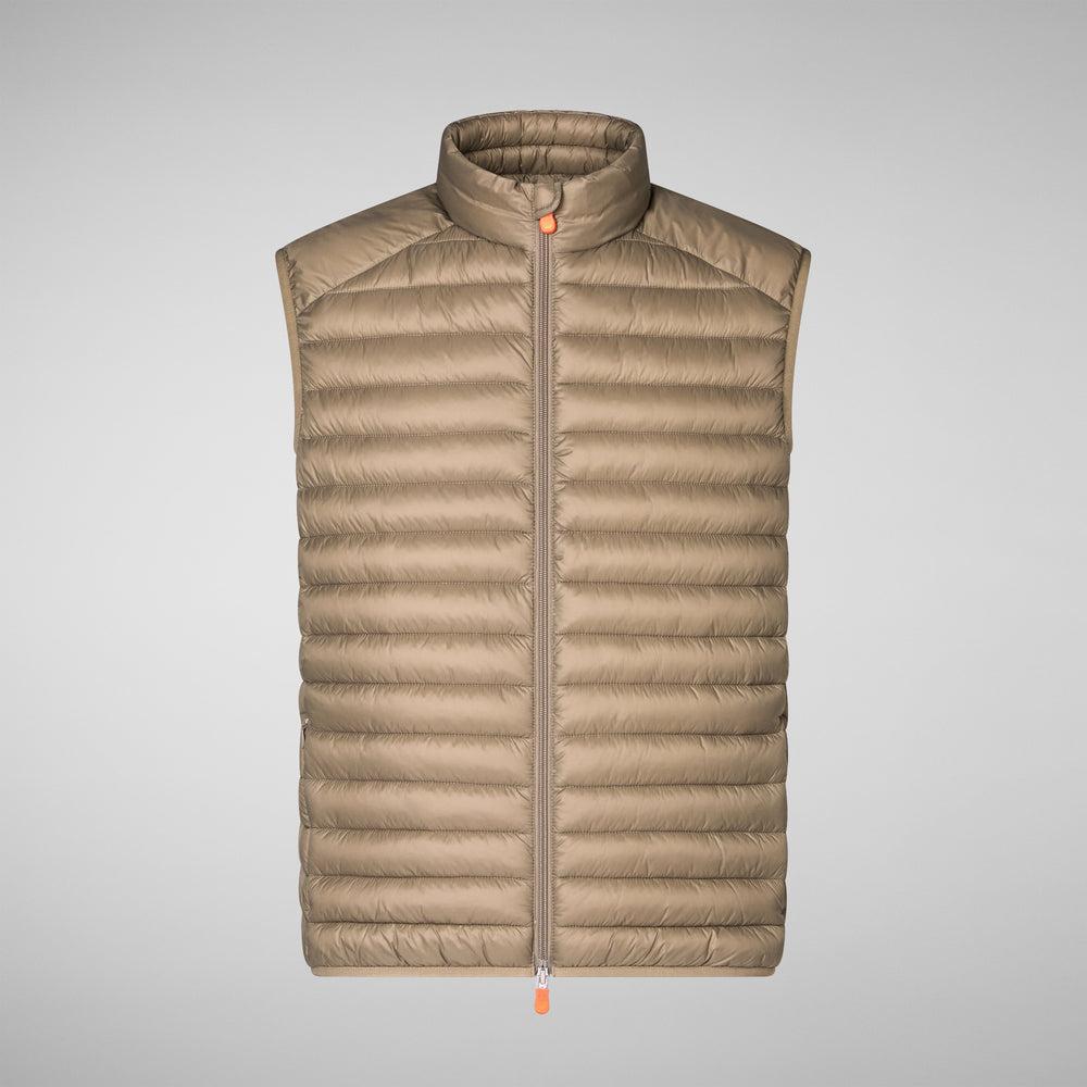 Save the duck Gilet imbottito uomo Adam Grigio elefante Soddisfazione Garantita