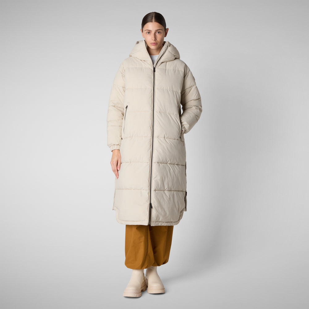 Save the duck PIUMINO ANIMAL FREE DONNA HALESIA RAINY BEIGE