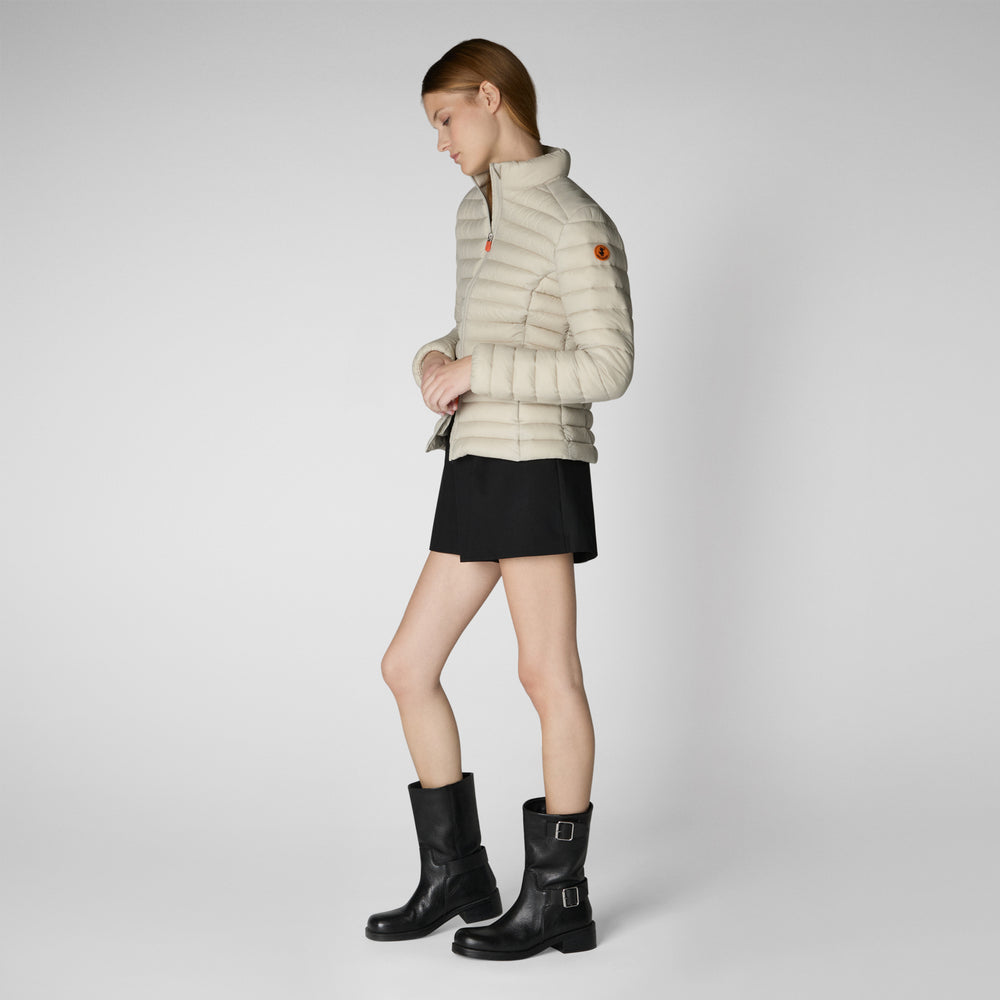 Save the duck Piumino animal free donna Carly Beige chiaro Convenienza