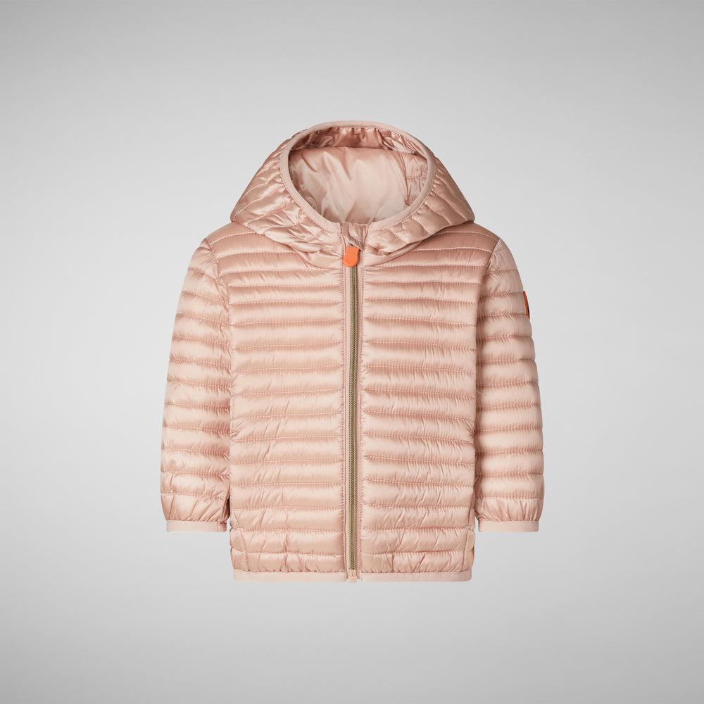 Save the duck Piumino unisex animal free Lucy rosa cipria