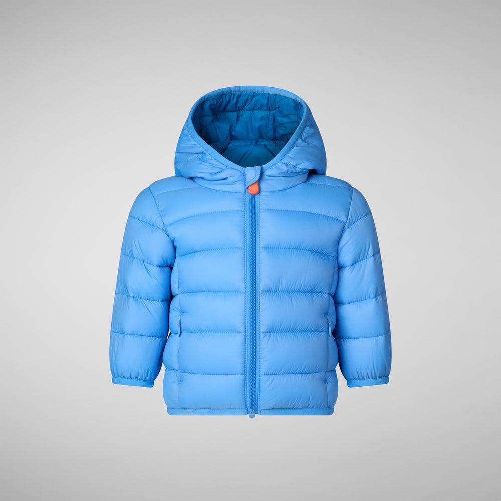 Save the duck PIUMINO ANIMAL FREE UNISEX WALLY BLU CERULEO