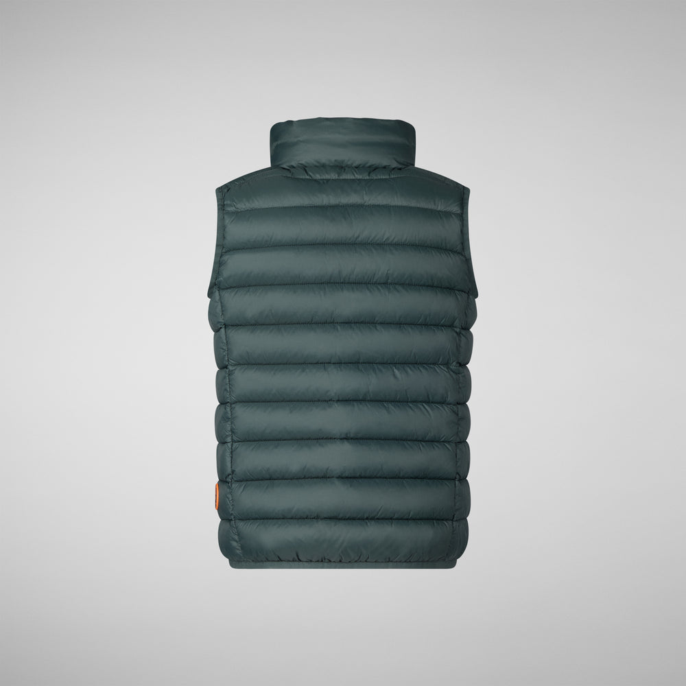 Save the duck GILET UNISEX BAMBINO ANDY VERDE NERO Negozio