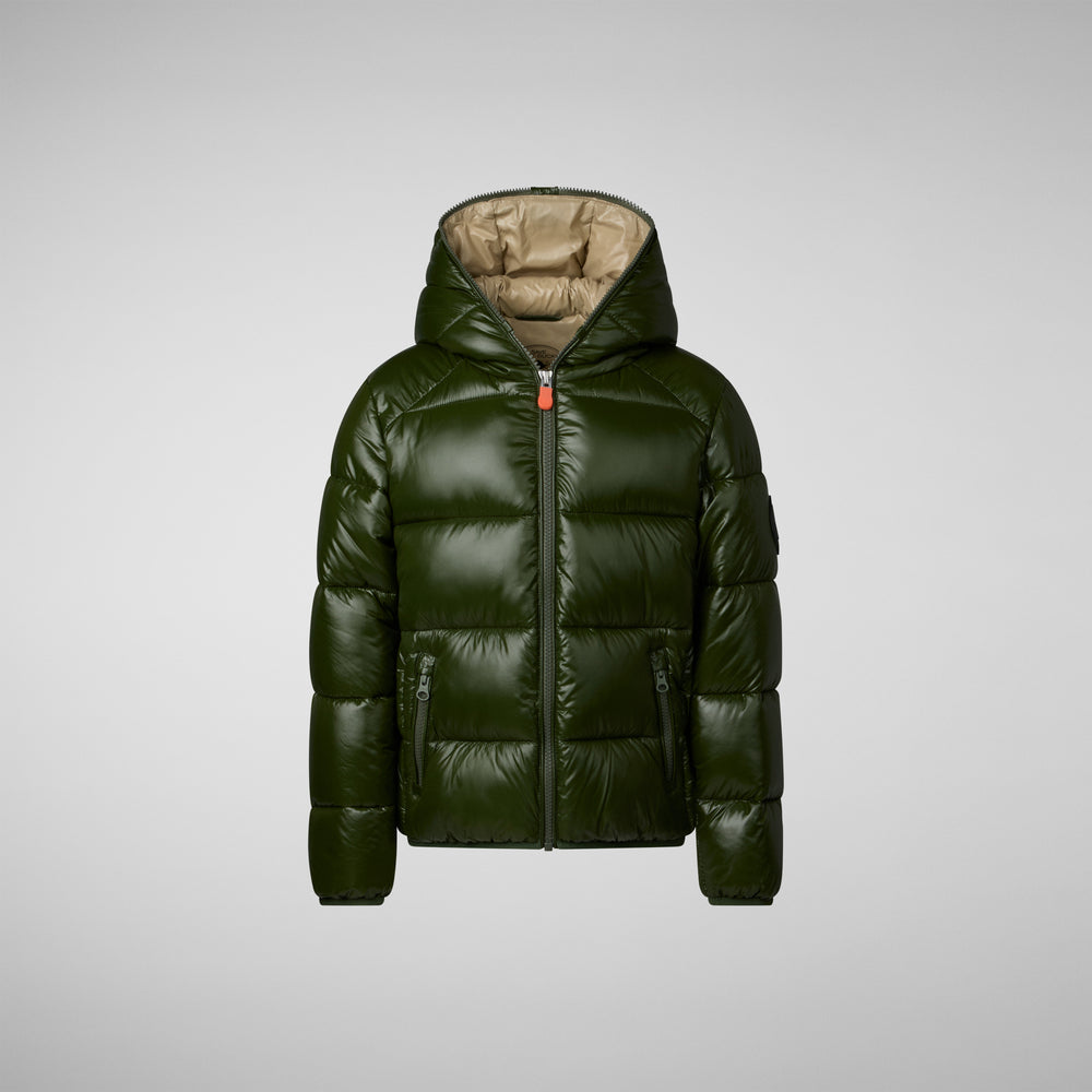 Save the duck PIUMINO ANIMAL FREE BAMBINO ARTIE VERDE BOSCO