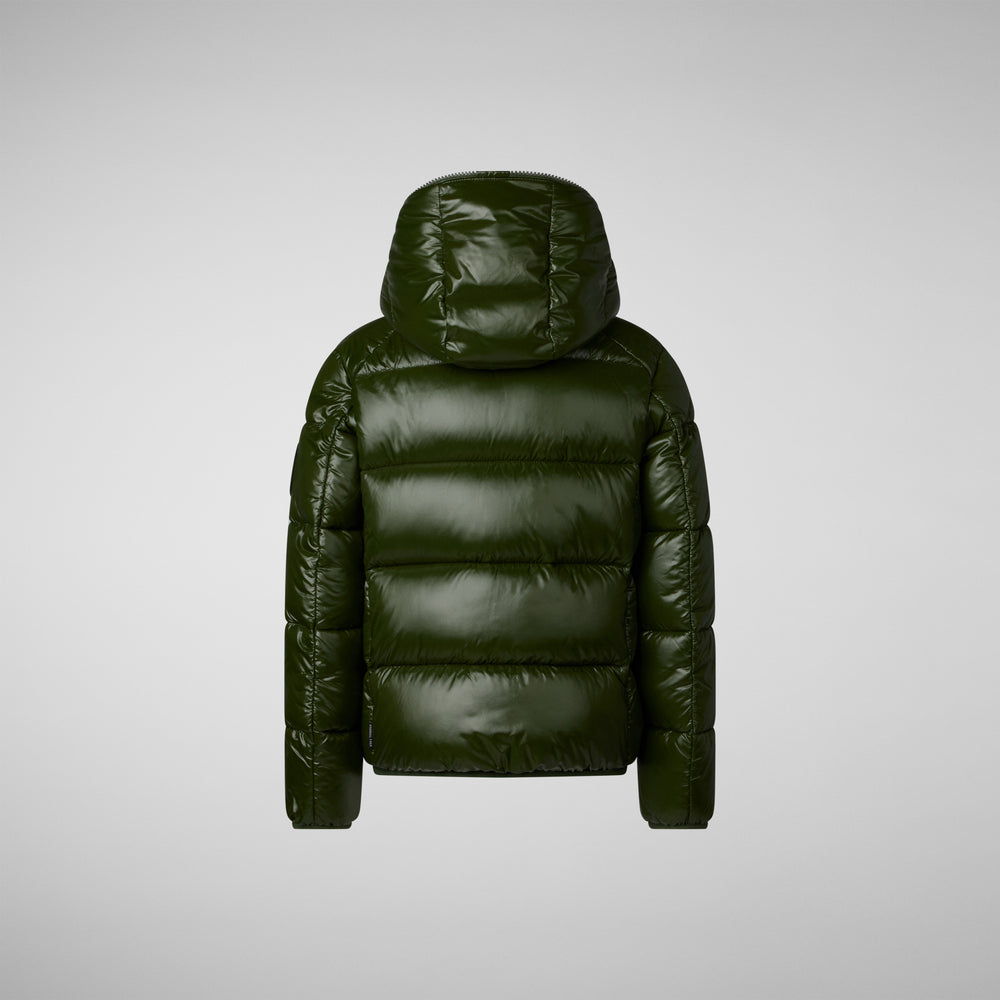 Save the duck PIUMINO ANIMAL FREE BAMBINO ARTIE VERDE BOSCO Nuova