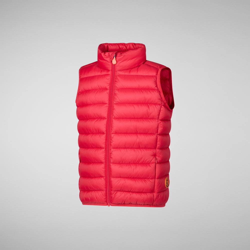 Save the duck GILET UNISEX BAMBINO ANDY ROSSO SCURO Italia