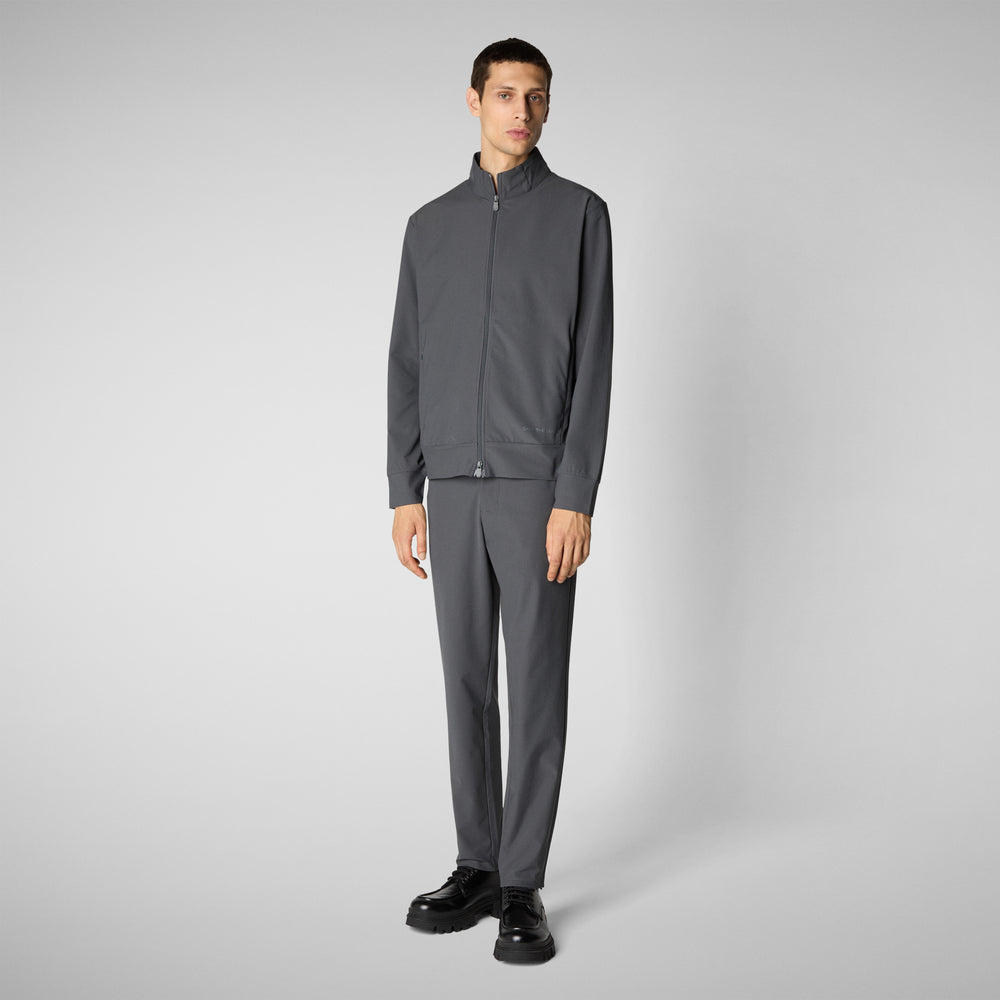 Save the duck T-SHIRT UOMO TULIO IN STORM GREY Qualità