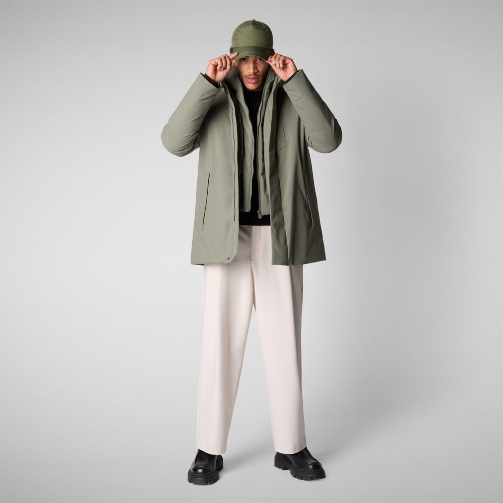 Save the duck PARKA UOMO SESLE IN SWAMP GREEN Negozi Online