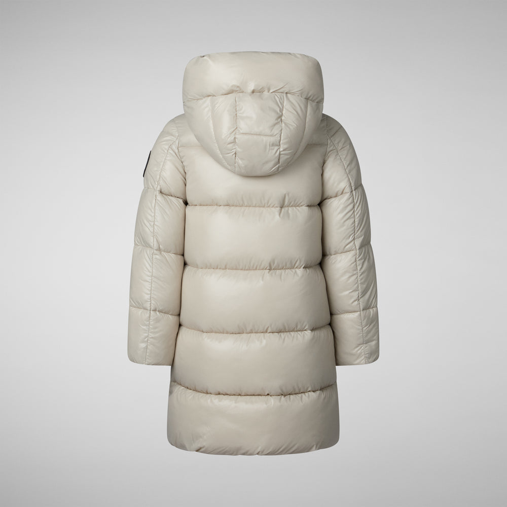 Save the duck PIUMINO ANIMAL FREE BAMBINA MILLIE RAINY BEIGE Affare Del Giorno