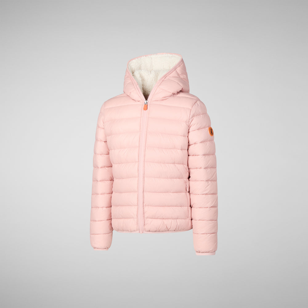 Save the duck PIUMINO ANIMAL FREE BAMBINA LECI ROSA CONFETTO Offerta
