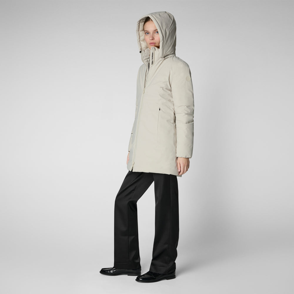 Save the duck PARKA DONNA CON CAPPUCCIO RACHEL RAINY BEIGE Offerte