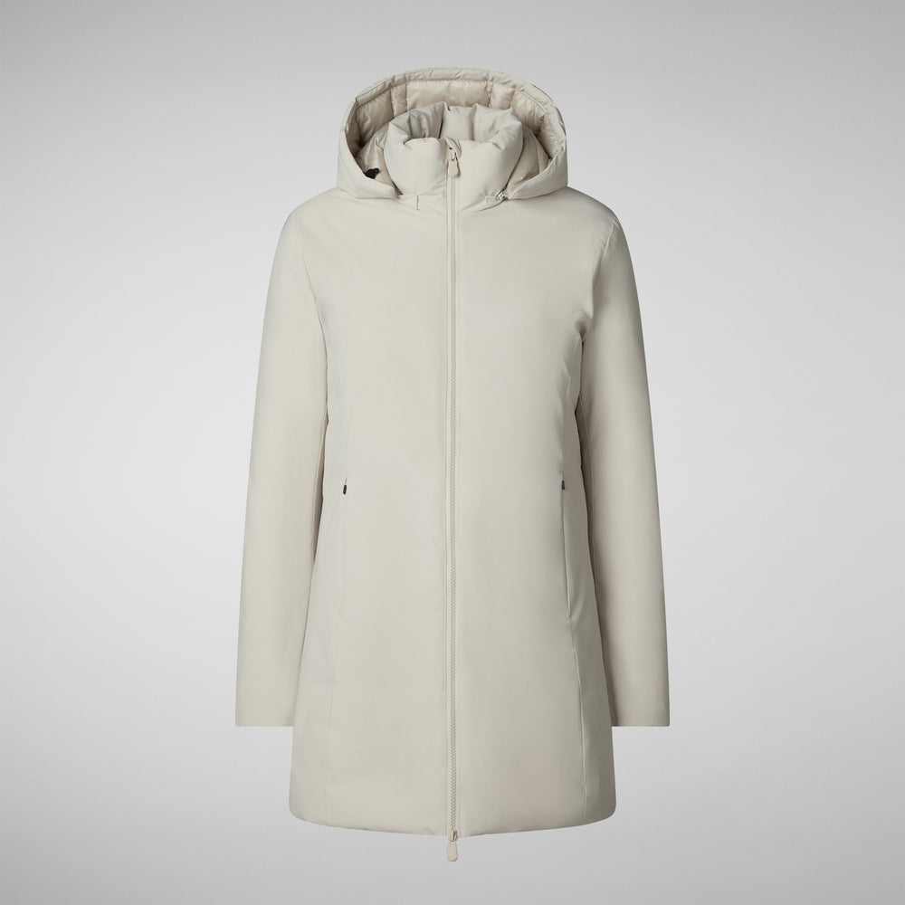 Save the duck PARKA DONNA CON CAPPUCCIO RACHEL RAINY BEIGE Offerte