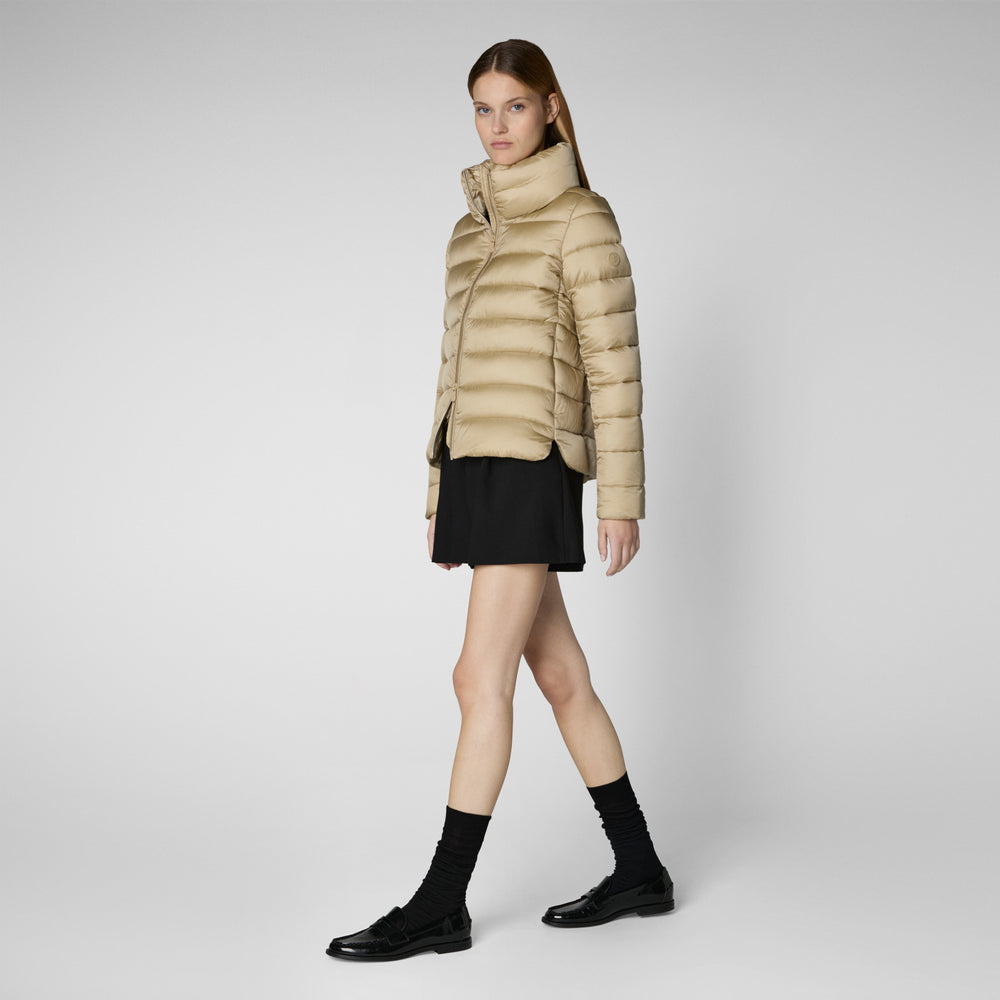 Save the duck GIACCA DONNA ELSIE BEIGE Vendita Calda