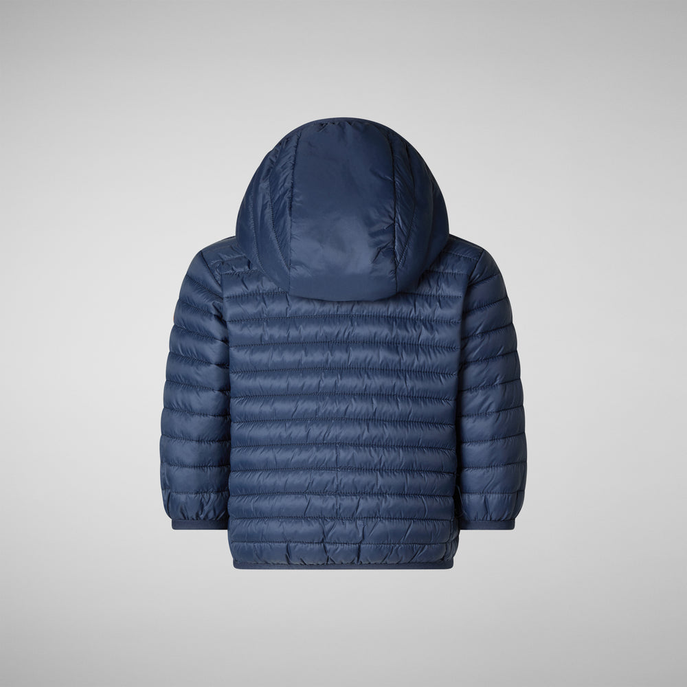 Save the duck Piumino animal free unisex Nene blu navy Officina