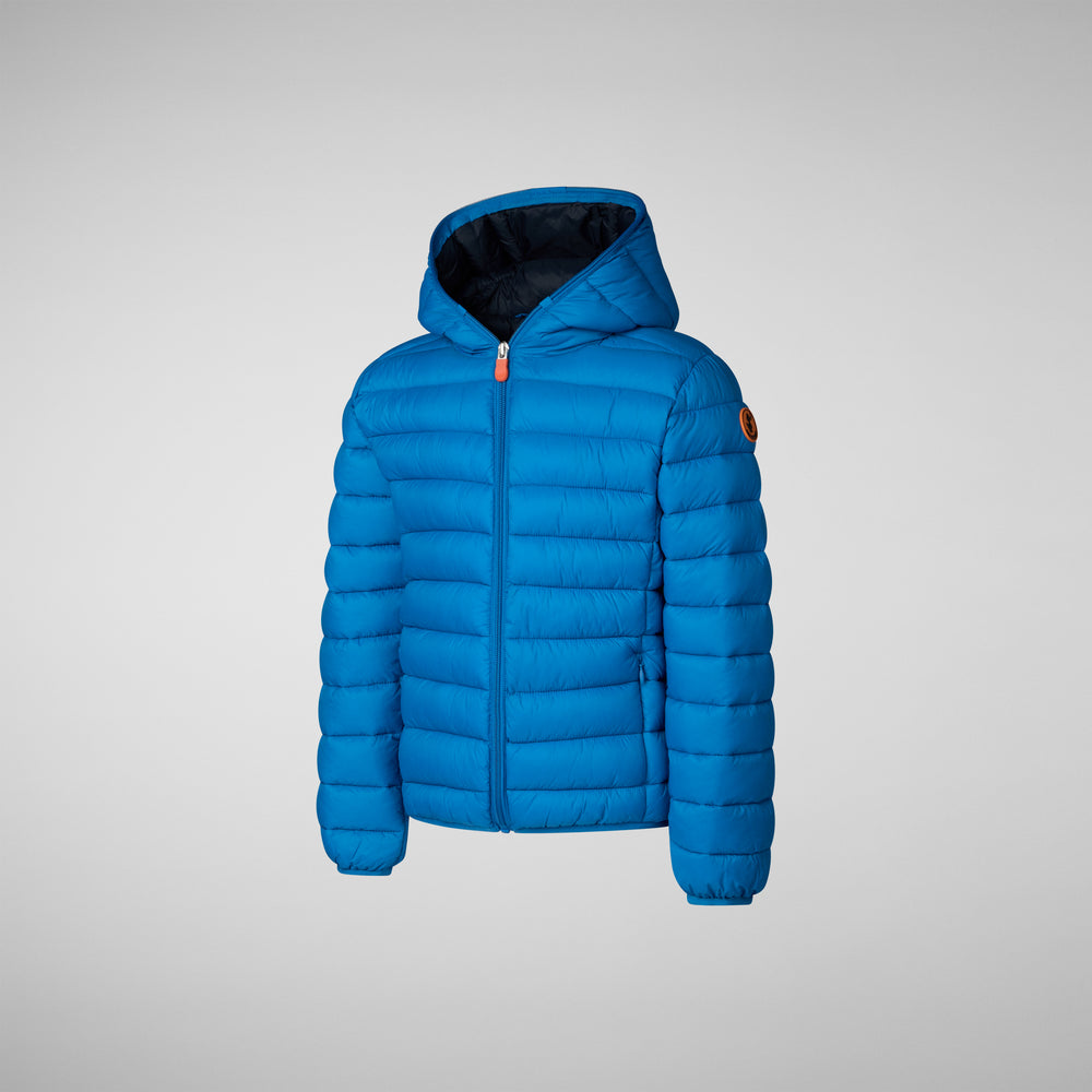 Save the duck PIUMINO ANIMAL FREE BAMBINO DONY BLU MIRTILLO Italy