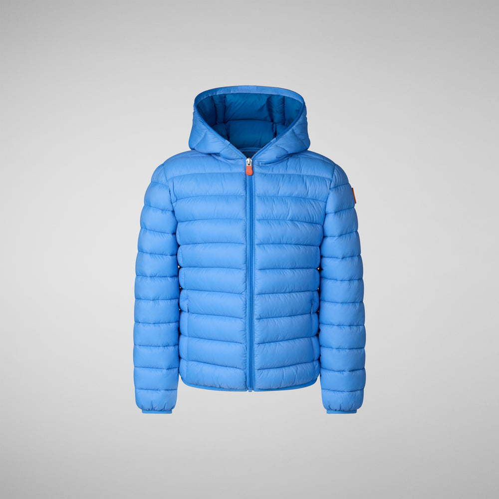 Save the duck PIUMINO ANIMAL FREE BAMBINO DONY BLU CERULEO