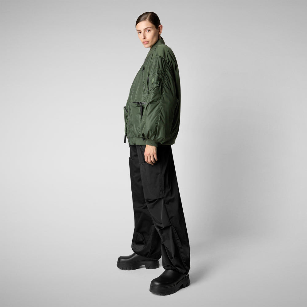 Save the duck Giacca bomber unisex Usher verde timo Soddisfazione Garantita