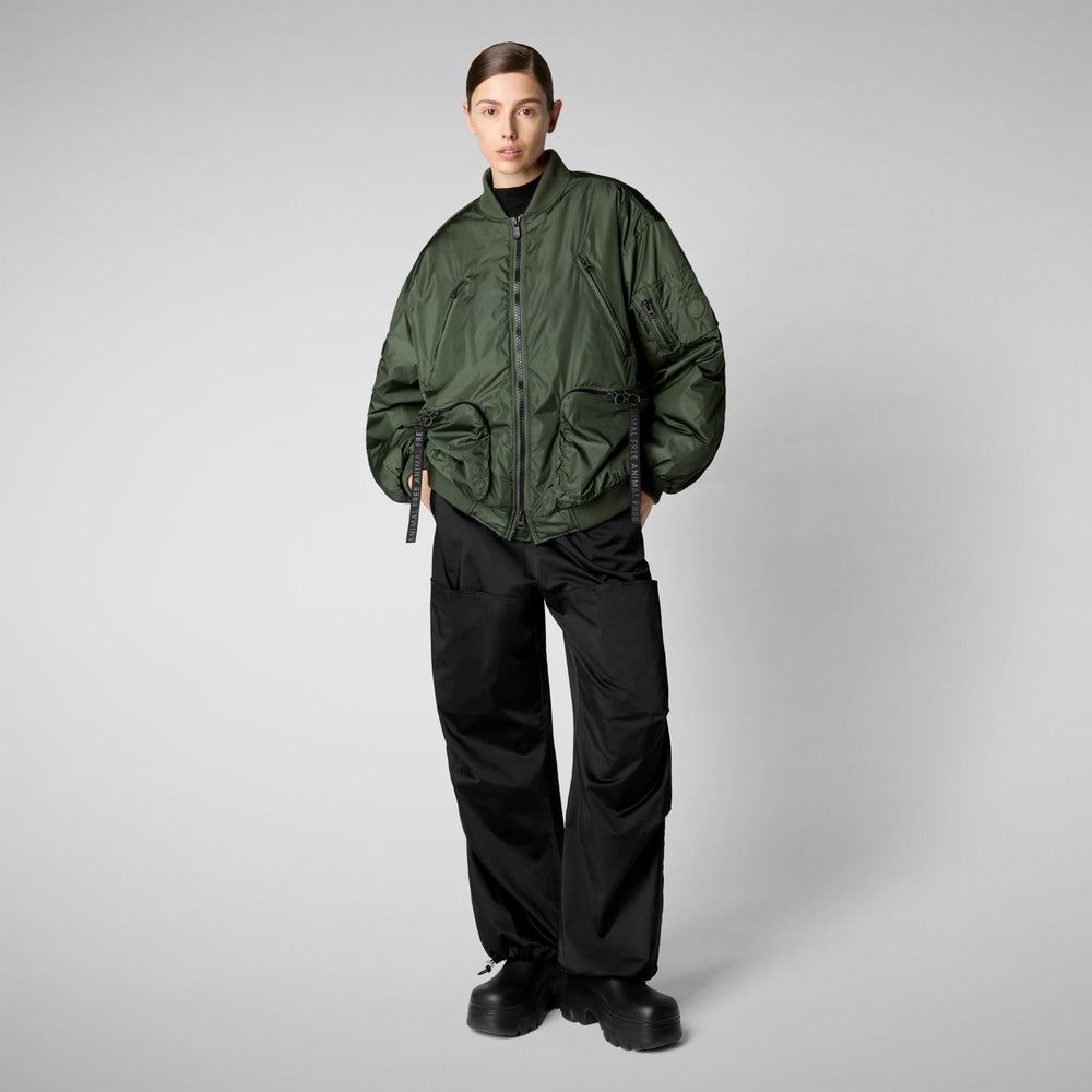 Save the duck Giacca bomber unisex Usher verde timo Soddisfazione Garantita